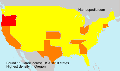 Surname Cardill in USA Surname Cardill in USA