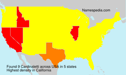 Surname Cardinaletti in USA Surname Cardinaletti in USA