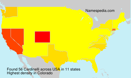 Surname Cardinelli in USA Surname Cardinelli in USA