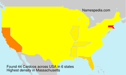 Surname Cardoos in USA Surname Cardoos in USA