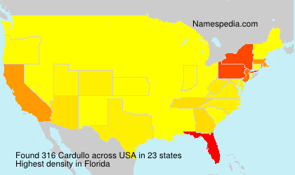 Surname Cardullo in USA Surname Cardullo in USA