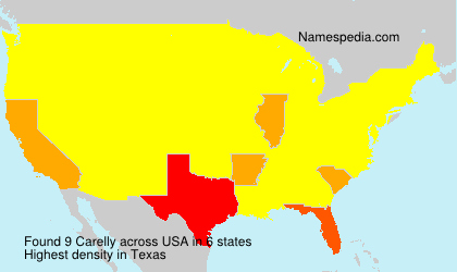 Surname Carelly in USA Surname Carelly in USA