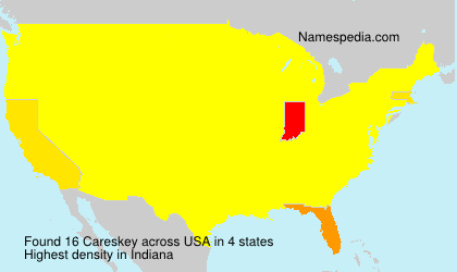 Surname Careskey in USA Surname Careskey in USA
