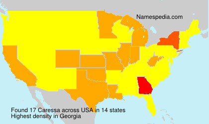 Surname Caressa in USA Surname Caressa in USA