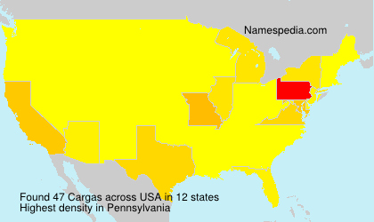 Surname Cargas in USA Surname Cargas in USA