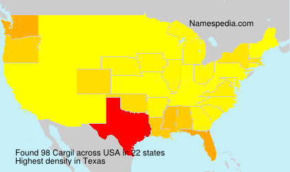 Surname Cargil in USA Surname Cargil in USA