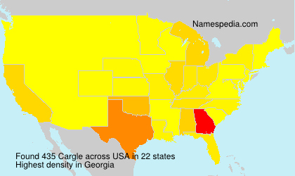 Surname Cargle in USA Surname Cargle in USA