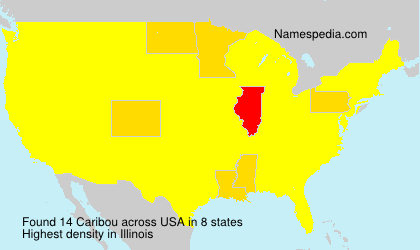 Surname Caribou in USA Surname Caribou in USA