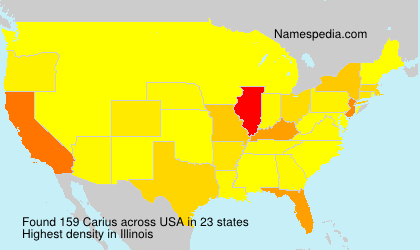 Surname Carius in USA Surname Carius in USA
