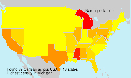 Surname Carlean in USA Surname Carlean in USA