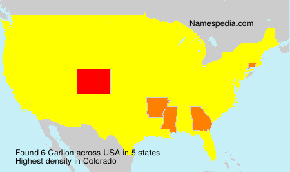 Surname Carlion in USA Surname Carlion in USA
