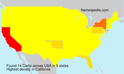 Surname Carlip in USA Surname Carlip in USA