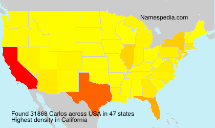Surname Carlos in USA