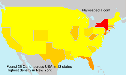 Surname Carlot in USA Surname Carlot in USA