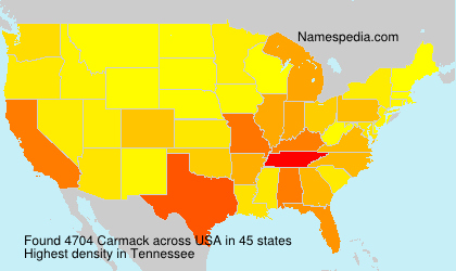 Surname Carmack in USA Surname Carmack in USA