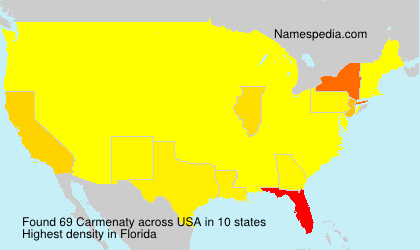 Surname Carmenaty in USA Surname Carmenaty in USA