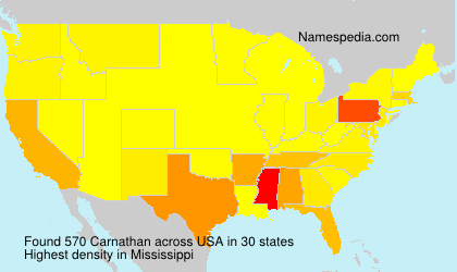 Surname Carnathan in USA Surname Carnathan in USA