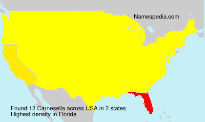 Surname Carnesella in USA Surname Carnesella in USA