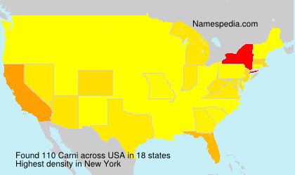 Surname Carni in USA Surname Carni in USA