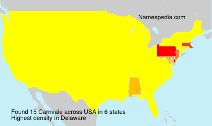 Surname Carnvale in USA Surname Carnvale in USA
