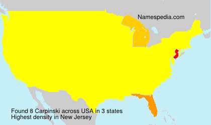 Surname Carpinski in USA Surname Carpinski in USA