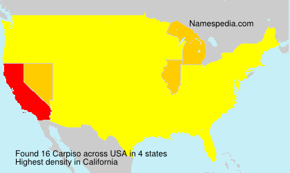 Surname Carpiso in USA Surname Carpiso in USA