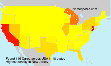 Surname Carpo in USA Surname Carpo in USA