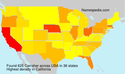 Surname Carraher in USA Surname Carraher in USA