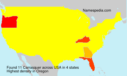 Surname Carrasquer in USA Surname Carrasquer in USA