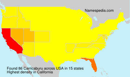 Surname Carricaburu in USA Surname Carricaburu in USA