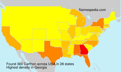 Surname Carthon in USA Surname Carthon in USA