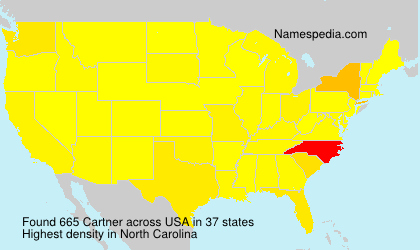 Surname Cartner in USA Surname Cartner in USA