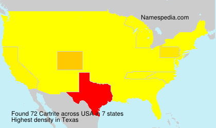 Surname Cartrite in USA Surname Cartrite in USA