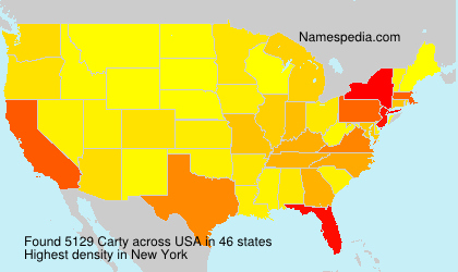 Surname Carty in USA Surname Carty in USA