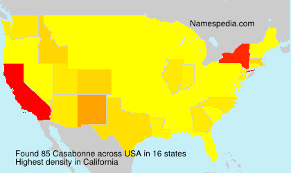 Surname Casabonne in USA Surname Casabonne in USA