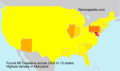 Surname Casalena in USA Surname Casalena in USA