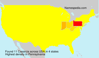 Surname Casarcia in USA Surname Casarcia in USA
