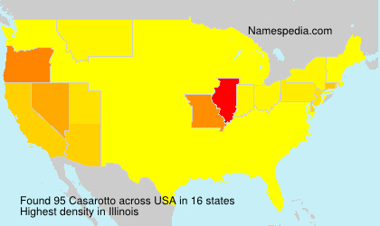 Surname Casarotto in USA Surname Casarotto in USA