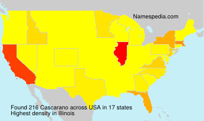 Surname Cascarano in USA Surname Cascarano in USA
