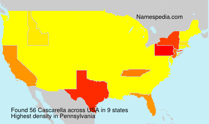 Surname Cascarella in USA Surname Cascarella in USA