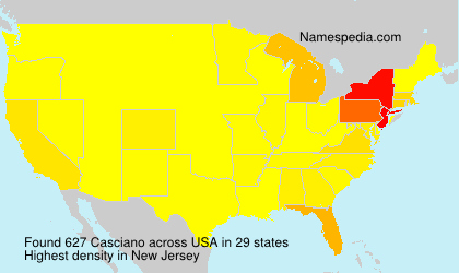 Surname Casciano in USA