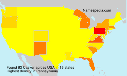 Surname Casker in USA Surname Casker in USA