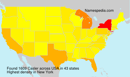 Surname Casler in USA Surname Casler in USA