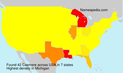 Surname Casmere in USA Surname Casmere in USA