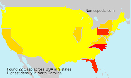 Surname Casp in USA Surname Casp in USA