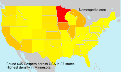Surname Caspers in USA Surname Caspers in USA