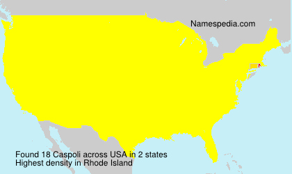 Surname Caspoli in USA Surname Caspoli in USA
