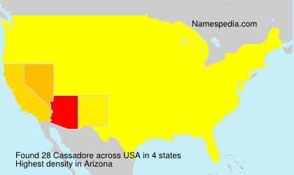 Surname Cassadore in USA Surname Cassadore in USA