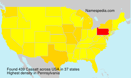 Surname Cassatt in USA Surname Cassatt in USA