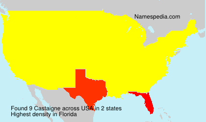 Surname Castaigne in USA Surname Castaigne in USA